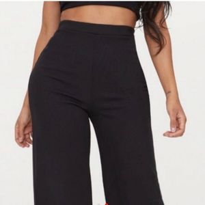 Black High Waisted Wide Leg Pants 6
